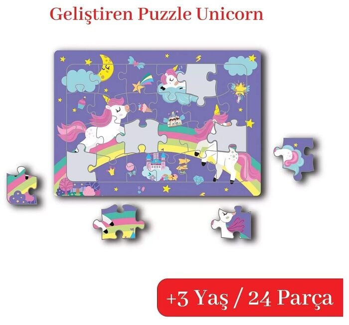 3 Yaş Puzzle - Unicorn Çocuk Akademi