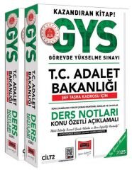 Yargı 2025 GYS Adalet Bakanlığı Şef Taşra Konu Özetli Ders Notları Seti Görevde Yükselme Yargı Yayınları