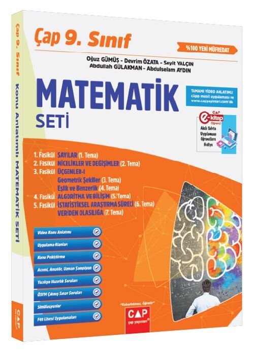 Çap Yayınları 9. Sınıf Matematik Seti Çap Yayınları