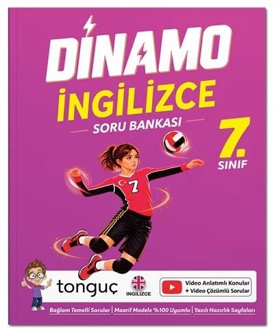 Tonguç 7. Sınıf İngilizce Maarif Model Dinamo Soru Bankası Tonguç Akademi