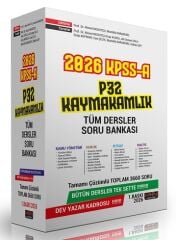 Savaş 2026 KPSS A Grubu P32 Kaymakamlık Tüm Dersler Soru Bankası Seti 1. Baskı - Ahmet Nohutçu, Mustafa Karadeniz Savaş Yayınları