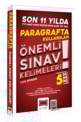 Yargı KPSS MEB-AGS EKPSS ALES DGS TYT MSÜ Paragrafta Son 11 Yılda Kullanılan Önemli Sınav Kelimeleri (5 Deneme İlaveli) - Cemil Eryaşar Yargı Yayınları