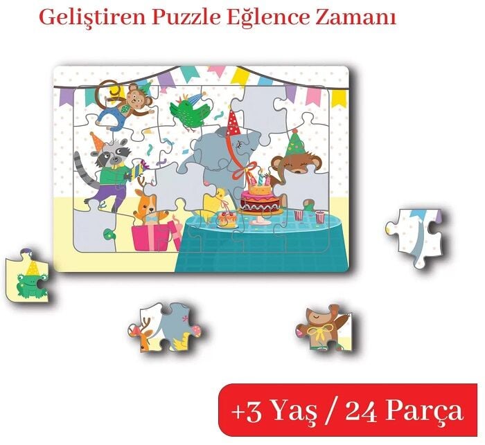 3 Yaş Puzzle - Eğlence Zamanı Çocuk Akademi