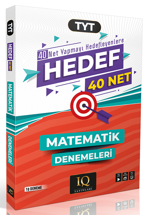 IQ Yayınları YKS TYT Matematik Hedef 40 Net Denemeleri IQ Yayınları
