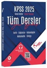 SÜPER FİYAT - Doktrin 2025 KPSS Genel Yetenek Genel Kültür Tüm Dersler Soru Bankası Çözümlü Doktrin Yayınları