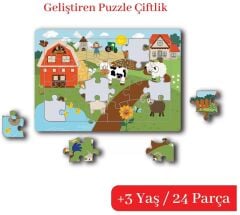 3 Yaş Puzzle - Çiftlik Çocuk Akademi