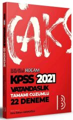 SÜPER FİYAT - Benim Hocam 2021 KPSS Vatandaşlık 22 Deneme Çözümlü - Esra Özkan Karaoğlu Benim Hocam Yayınları