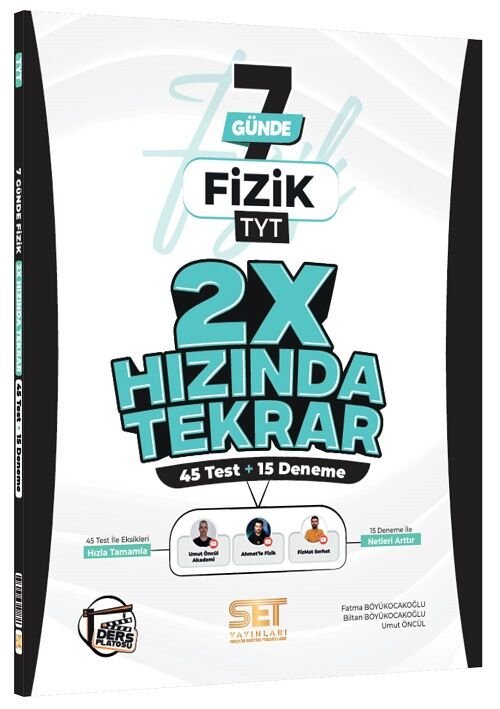 Set Yayınları YKS TYT Fizik 7 Günde 2x Hızında Tekrar Set Yayınları