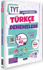 Prolig YKS TYT Türkçe 12 Deneme Çözümlü Prolig Yayınları