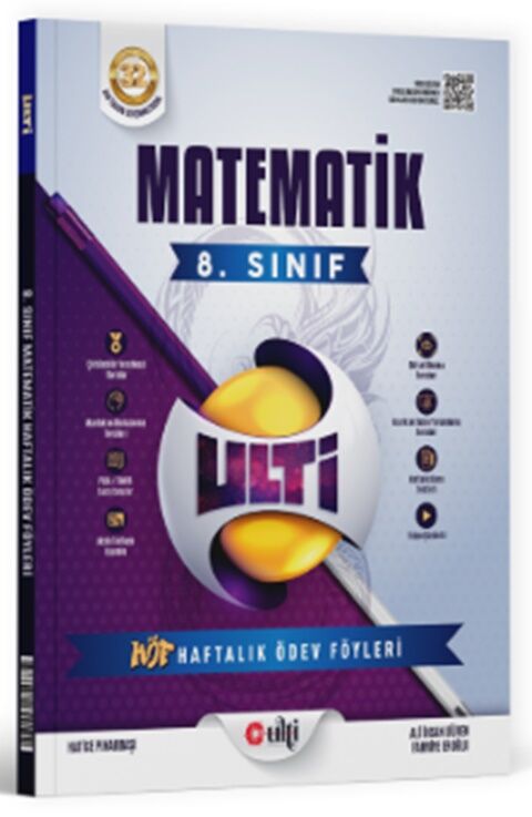 Ulti Yayınları 8. Sınıf Matematik Ulti HÖF Haftalık Ödev Föyleri Ulti Yayınları