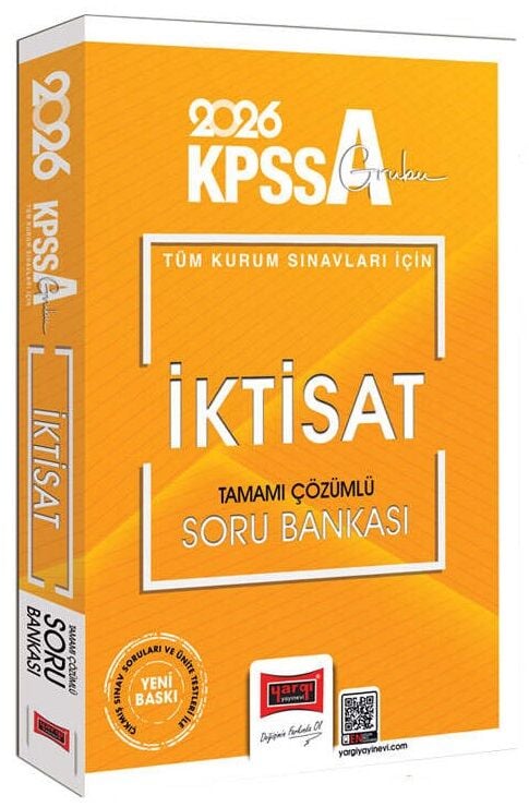 Yargı 2026 KPSS A Grubu İktisat Soru Bankası Çözümlü Yargı Yayınları