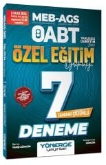 Yönerge 2026 ÖABT MEB-AGS Özel Eğitim Öğretmenliği 7 Deneme Çözümlü - Muhammet Güngör Yönerge Yayınları