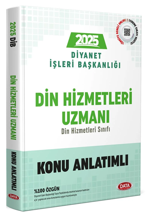 SÜPER FİYAT - Data 2025 GYS DİB Diyanet İşleri Başkanlığı Din Hizmetleri Uzmanı Konu Anlatımlı Görevde Yükselme Data Yayınları
