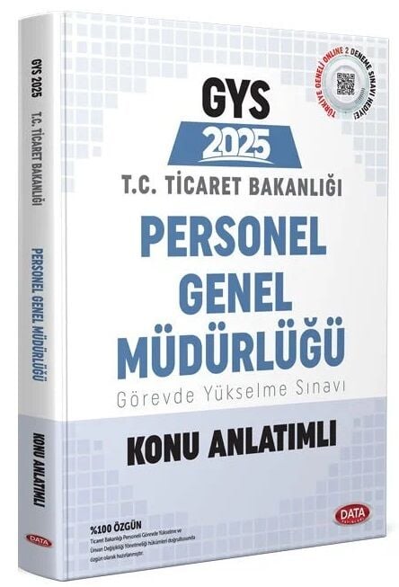 Data 2025 GYS Ticaret Bakanlığı Personel Genel Müdürlüğü Konu Anlatımı Görevde Yükselme Data Yayınları