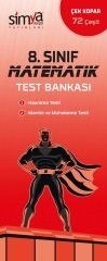 Simya 8. Sınıf Matematik Kahraman Test Bankası 72 Yaprak Test Simya Yayınları