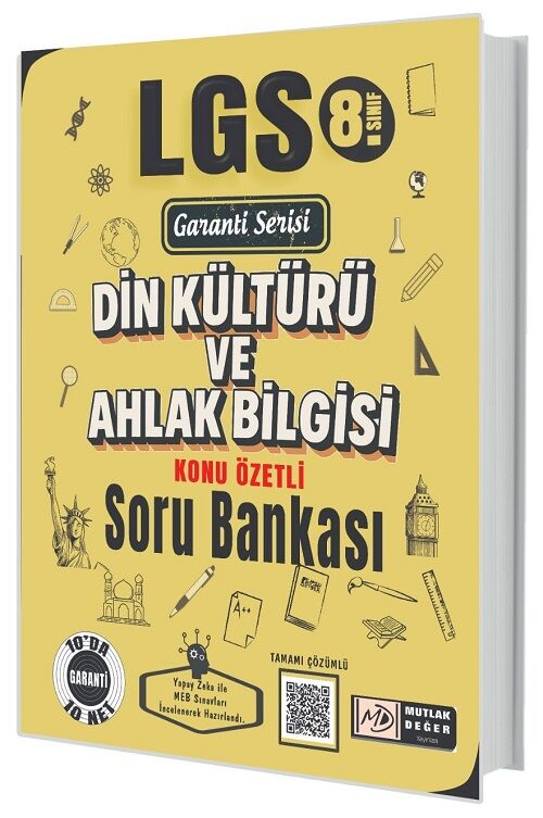 Mutlak Değer 8. Sınıf LGS Din Kültürü ve Ahlak Bilgisi Konu Özetli Soru Bankası Çözümlü Garanti Serisi Mutlak Değer Yayınları