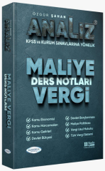 Monopol KPSS A Grubu Analiz Maliye Vergi Ders Notları 11. Baskı - Özgür Şahan Monopol Yayınları