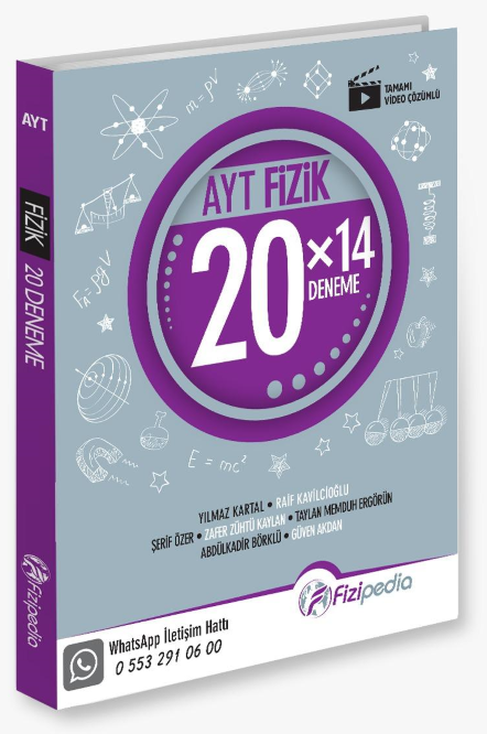 Fizipedia YKS AYT Fizik 20x14 Deneme Fizipedia Yayınları