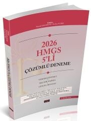 Savaş 2026 HMGS HUKAL 5 Deneme Çözümlü - Mustafa Karadeniz Savaş Yayınları
