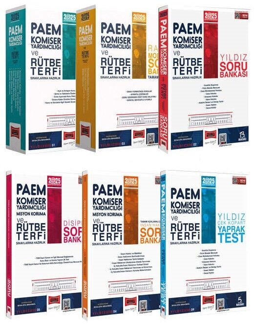 Yargı 2025 PAEM-9 Komiser Yardımcılığı ve Rütbe Terfi Set Yargı Yayınları