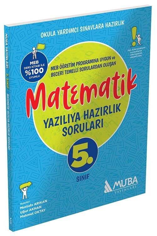 Muba 5. Sınıf Matematik Yazılıya Hazırlık Soruları Muba Yayınları