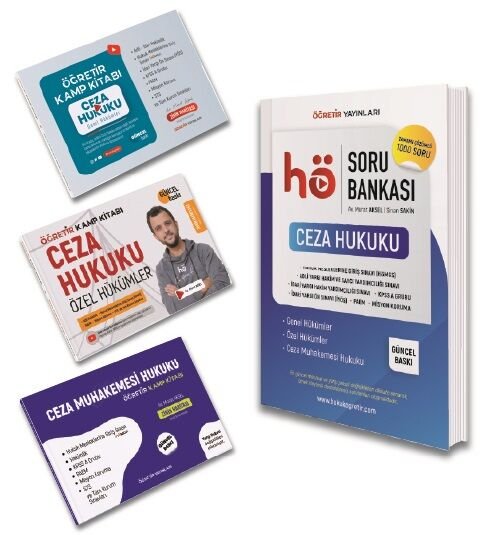 Öğretir HMGS Hakimlik KPSS PAEM Misyon Koruma Ceza Hukuku 4 lü Set - Murat Aksel Öğretir Yayınları