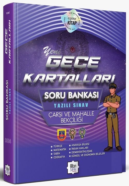 Altın Seri Çarşı ve Mahalle Bekçiliği Gece Kartalları Soru Bankası Altın Seri Yayınları