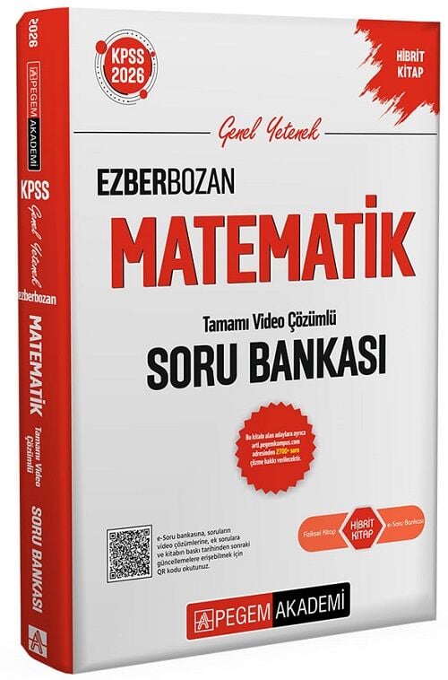 Pegem 2026 KPSS Matematik Ezberbozan Soru Bankası Çözümlü Pegem Akademi Yayınları
