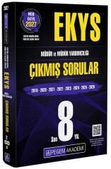 Pegem 2027 MEB EKYS Müdür ve Yardımcılığı Çıkmış Sorular Son 8 Yıl Çözümlü Pegem Akademi Yayınları