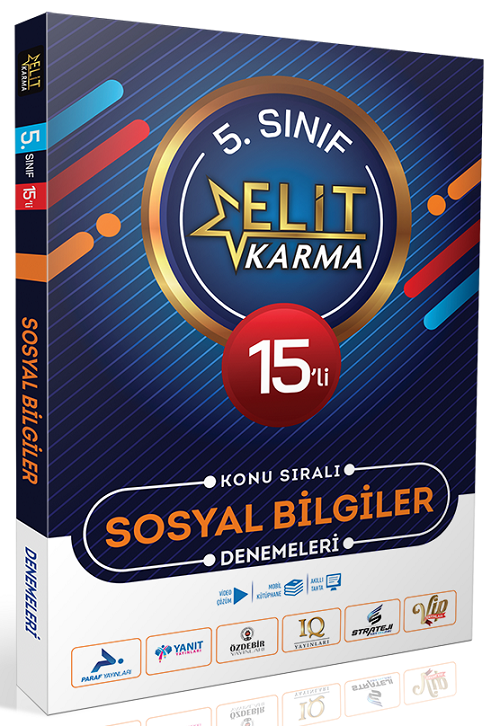 Elit Karma 5. Sınıf Sosyal Bilgiler Konu Sıralı 15 li Deneme Elit Karma
