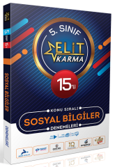 Elit Karma 5. Sınıf Sosyal Bilgiler Konu Sıralı 15 li Deneme Elit Karma