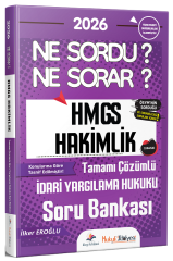 Dizgi Kitap 2026 Hukuk Atölyesi HMGS Hakimlik İdari Yargılama Hukuku Ne Sordu Ne Sorar Soru Bankası Çözümlü - İlker Eroğlu Dizgi Kitap