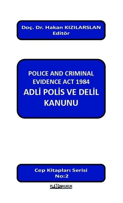Platon Adli Polis ve Delil Kanunu - Hakan Kızılarslan Platon Hukuk Yayınları