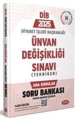Data 2025 GYS ÜDS DİB Diyanet İşleri Başkanlığı Tekniker Ana Konular Soru Bankası Ünvan Değişikliği Data Yayınları