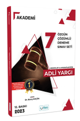 SÜPER FİYAT - İlken 2023 Hakimlik Adli Yargı Akademi 7 Deneme Çözümlü 12. Baskı İlken Yayınları
