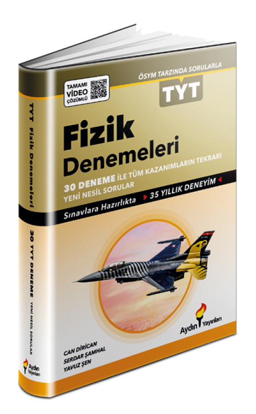 Aydın YKS TYT Fizik 30 Deneme Video Çözümlü Aydın Yayınları