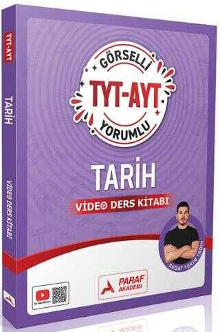Paraf Akademi YKS TYT AYT Sedat Tekin Tarih Görselli Yorumlu Video Ders Kitabı - Sedat Tekin Paraf Akademi Yayınları