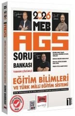 Yargı 2026 MEB-AGS Eğitim Bilimleri ve Türk Milli Eğitim Sistemi Soru Bankası Modül-1 Çözümlü - Tufan Genç Yargı Yayınları