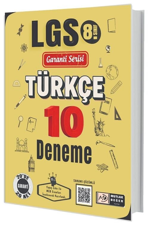 Mutlak Değer 8. Sınıf LGS Türkçe 10 Deneme Çözümlü Garanti Serisi Mutlak Değer Yayınları
