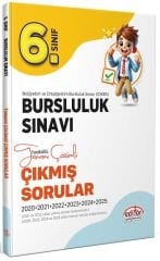 Editör 6. Sınıf İOKBS Bursluluk Sınavı Çıkmış Sorular Son 6 Yıl Çözümlü Editör Yayınları