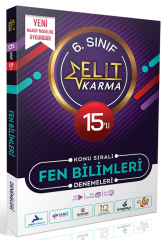 Elit Karma 6. Sınıf Fen Bilimleri Konu Sıralı 15 li Deneme Elit Karma