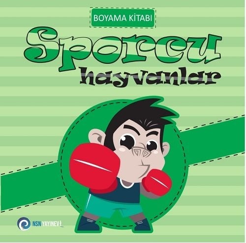 NSN Yayınları Sporcu Hayvanlar Boyama Kitabı NSN Yayınları