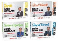 İndeks Akademi 2027 MEB-AGS Tarih + Türkiye Coğrafyası + Sayısal + Sözel Video Ders Notları 4 lü Set İndeks Akademi Yayıncılık