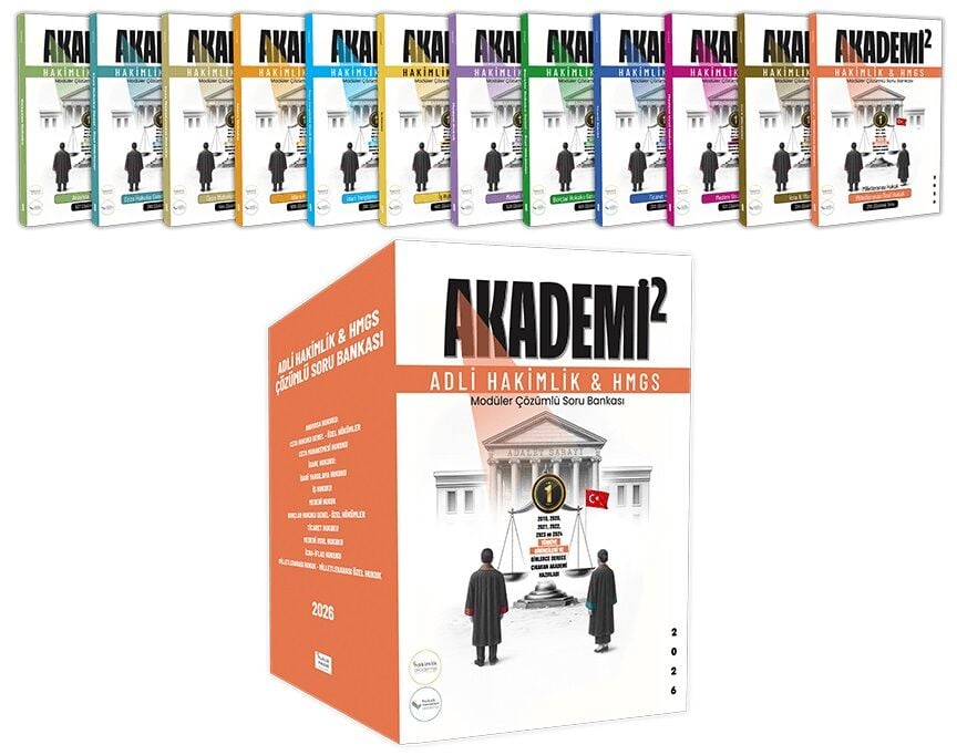 İlken 2026 Akademi Adli Hakimlik HMGS Soru Bankası Modüler Set Çözümlü İlken Yayınları