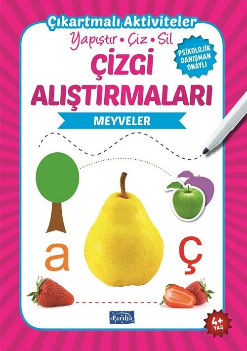 Çizgi Alıştırmaları - Meyveler Parıltı Yayınları