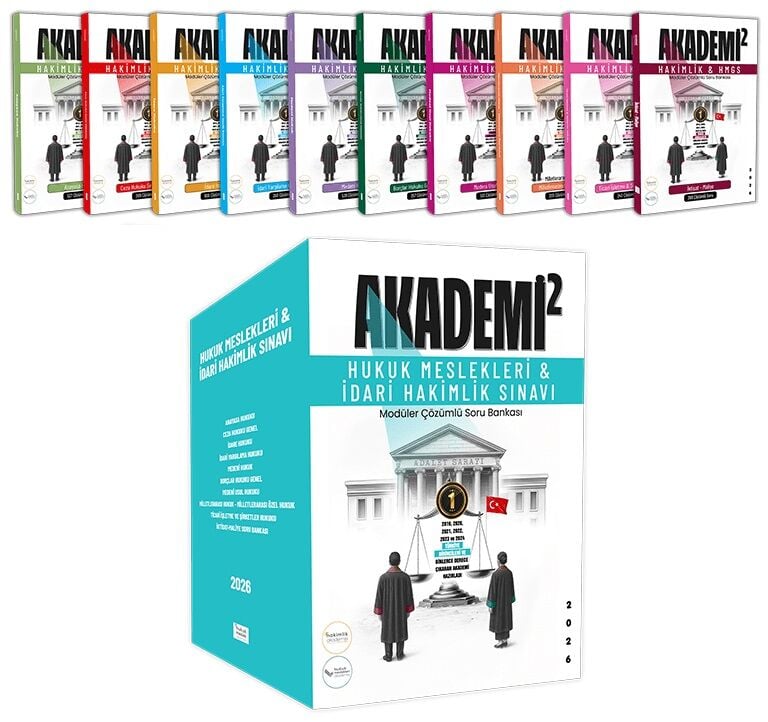 İlken 2026 Akademi İdari Hakimlik HMGS Soru Bankası Modüler Set Çözümlü İlken Yayınları