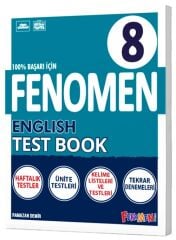Fenomen Okul 8. Sınıf İngilizce Fenomen Test Book Fenomen Okul Yayınları