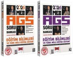 Yargı 2026 MEB-AGS Eğitim Bilimleri ve Türk Milli Eğitim Sistemi Soru Bankası 2 li Set - Tufan Genç Yargı Yayınları