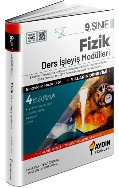 Aydın 9. Sınıf Fizik Ders İşleyiş Modülleri Aydın Yayınları