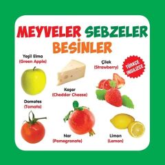 Türkçe İngilizce Meyveler Sebzeler Besinler Parıltı Yayınları